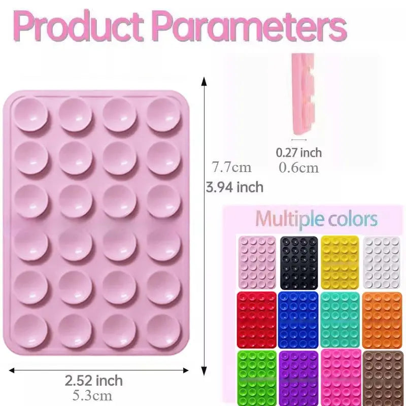 Double-Sided Silicone Suction Phone Holder
